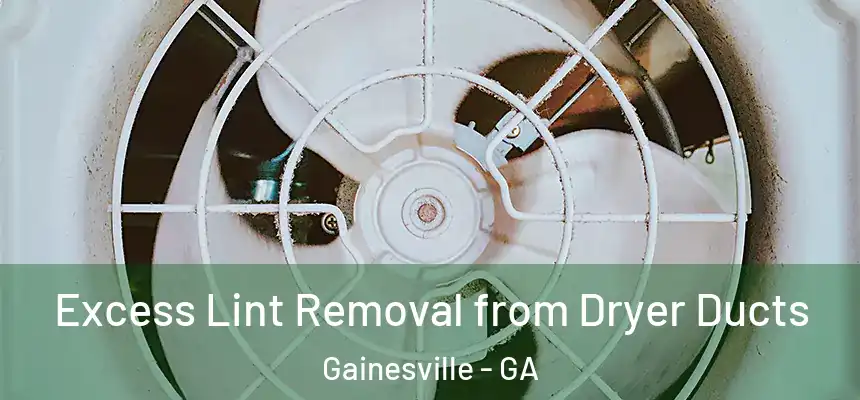  Excess Lint Removal from Dryer Ducts Gainesville - GA